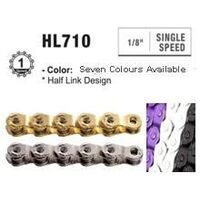 CHAIN, KMC, HL710, 1/2" x 1/8" x 112L, Purple