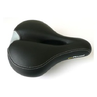 Velo Extreme Comfort Memory Foam Saddle 260 x 200 mm with O-Zone Cut-out Black