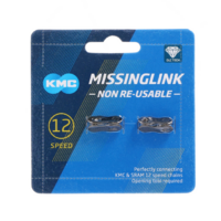 Connecting Link for 12 Speed, NON Re-Usable, KMC, Card of 2, SILVER