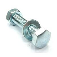 BOLT  M8, 40mm, with Washer & Nut, Steel  (Sold Individually)