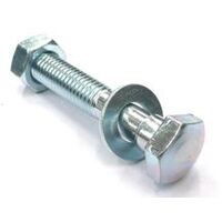 BOLT  M8, 50mm, with Washer & Nut, Steel  (Sold Individually)