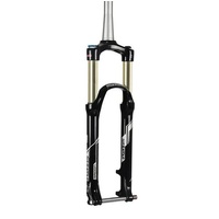 Suntour Fork  RAIDON DISC LOCKOUT 15MM Q\R 27.5 AIR SPRUNG 120MM BLK   (1-1/8 straight steerer)100mm spaced