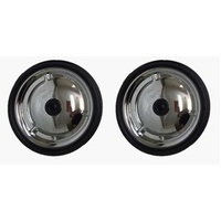 Spare Training Wheels, for 12" , Steel wheels, black tyres,100mm, 2/set