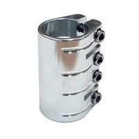 Q S/ Clamp 33.3 SILVER (Label Incorrect - Correct product in Bag)