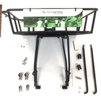 Front Rack with Fixed Basket — Heavy Duty, Alloy, 10 kg
