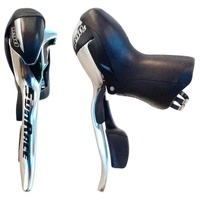 STI Shifter & Brake Lever Combo, INDEXED RH9-LH2 Black (Left-Hand 2-Spd)