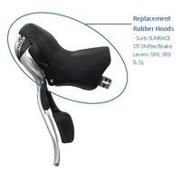 Rubber HOODS for SUNRACE STI Shifter & Brake Lever Combo's, SR8, SR9, S1