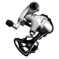 Sunrace RDRS2 SD 9/10-speed Rear Derailleur, 11-28T range, silver / grey