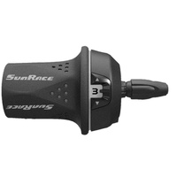 Twist shift, ,left side, 3 speed, w/inner wire L: 1700m, gray Quality Sunrace product