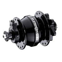 DYNAMO HUB  Shutter Precision, PD-8. 6V 3W Output, Front,  32H, 6 Bolt Disc, Standard QR,   BLACK