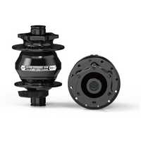 Available for Special Order via Email   -  DYNAMO HUB  Shutter Precision, Model PD-7, 12mm Thru Axle, 100mm OLD, 24H, 6 Bolt Disc, Black