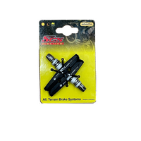 BRAKE PADS - V Brake Pads, Rubber Compound With Ceramic Fibre, SCS, 70mm (Sold in Pairs)