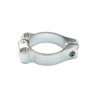 CABLE STOP CLAMP - 28.6mm Dia, SILVER