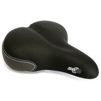 Velo Ladies Comfort Saddle 240 x 200 mm Plush Top Memory Foam Dual Density Base Elastomer Springs