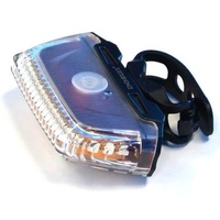 LIGHT REAR light, High intensity, 26 lumen, multi led, USB recharging, easy change vertical/horizontal positioning