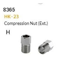 HYDRAULIC HOSE FITTING - H - HK-23 Compression nut,stainless,M8 x H8 x P0.75 x 16.5L. (10 pack)