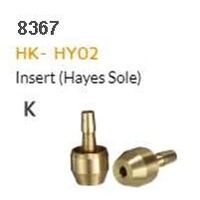 HYDRAULIC HOSE FITTING - K - HK-HY02, inserts for Hayes, dia 2.7x 6.7 x 12.8L brass, (10 pack)