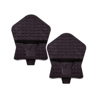 VP Cleat Covers, Anti-Slip, for Shimano SL Cleats, Black, Pair