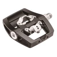 VP Heavy-Duty Pedals 9/16", Cleat One Side, Grip Tread Other Side, Black