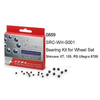 Ceramic Bearing Kit for wheel set, Shimano (XT,105,R5,RS Ultegra 6700) Mod.SRC-WH-S001, Quality Cema product