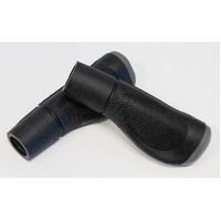 Velo Dual Density Anatomical Comfort Grips 128 mm Black / Grey Closed End