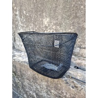 Front Mesh Basket — Fixed, Black, 34 x 25 x 25 cm