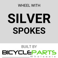 Wheel 26" Velocity Cliff Hanger  Black D/w rim ,  (Shutter Precision) Dynamo Hub Black 32h Disc Q/R 6V 3.0W , Mach 1Silver spokes (excludes skewer)