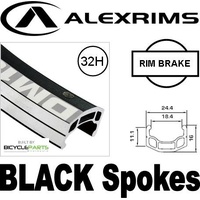 700C / 29er Rear Wheel — Alex DM18 32H, Novatec sealed, 8–11-speed cassette (Shimano/SRAM HG freehub), QR 130