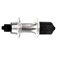Novatec Rear Hub, QR 130mm, Non-Disc, 32H, Shimano HG, Silver