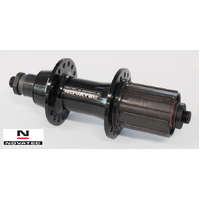 Novatec Rear Hub, QR 135mm, Non-Disc, 32H, Shimano HG, Black