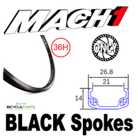 24" Disc Front Wheel — Mach1 110 36H, sealed, QR 100