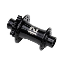 Novatec Front Hub, 20x110mm Thru-Axle, 6-Bolt Disc, 32H, Black