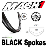 27.5" / 650B Disc Rear Wheel — Mach1 Trucky-40 32H, Novatec sealed, 8–11-speed cassette (Shimano/SRAM HG freehub), 12×148 Boost