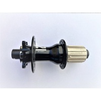 Novatec Rear Hub, QR 135mm / 12x142mm Convertible, 6-Bolt Disc, 32H, Shimano HG (11-speed Road), Black