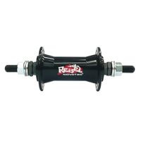 Novatec BMX Front Hub, 3/8in Nutted 100mm, Non-Disc, 36H, Black