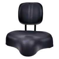 Saddle with Back Rest — Non-Adjustable, 290 x 240 mm