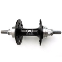 Novatec Track Rear Hub, M10 Nutted 120mm, Non-Disc, 28H, Fixed/Free, Black