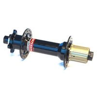 Novatec D202SB-197 Fat Bike Rear Hub, QR / 10 / 12mm 4-in-1, 6-Bolt Disc, 32H, Shimano HG, Black