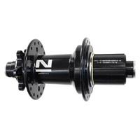 Novatec E440 Rear Hub, 12x148mm Boost Thru-Axle, 6-Bolt Disc, 32H, Shimano HG, Black