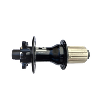 Novatec Rear Hub, 12x142mm Thru-Axle, 6-Bolt Disc, 36H, Shimano HG, Black