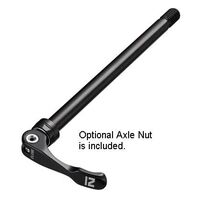 Novatec Through -Axle Skewer FRONT  15mm x 145mm  1.5mm thread pitch of which 15mm is threaded. Threaded Black Front (incls optional Nut)
