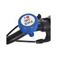 I Love My Bike Bell Blue, fits 22.2mm diameter handlebar, Blue - Oxford Product