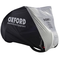 BIKE COVER  -  Oxford Aquatex - Outdoor Cover, Elasticated Bottom, Lightweight, Waterproof Design for 3 Bicycles - Oxford Product - 200cm X 105cm X 11