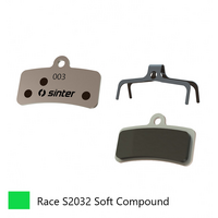 BRAKE DISC PADS - MTB premium RACE pads (extra bite), GREEN, Shimano D type Tektro/TRP XTR BR-M9120/XT BR-M8120/BR-M8020/SAINT BR-M820 etc Quality Sin