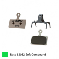 BRAKE DISC PADS - MTB & ROAD  premium RACE pads (extra bite), GREEN, Shimano G type | FSA | Rever XTR BR-M9000/BR-M9020/BR-M987/BR-M988/XT BR-M8100 et