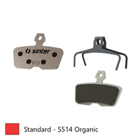 BRAKE DISC PADS - MTB Premium Standard pads, RED,  Avid | Sram  Code (2011-2014) Code R/Code RSC,R (2017) Guide RE - Quality Sinter product Made in Sl