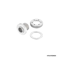 FSA Crank Bolt Alloy M18 with Self-locking Nut for BB30 Modular Alloy Cranks Grey / Blue (QR-2)