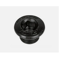 FSA Chainring Bolt, M8 x 0.75 x 7.8mm, Black Alloy, Single