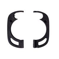 FSA SMR-0° Stem Spacer, 5mm, Black (MW072)