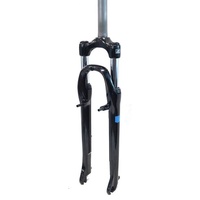 SUSPENSION FORK  700c, Threadless,  SR SUNTOUR, travel 63mm, for axle 9mm, coil spring,  alloy crown, STKM stem, w/pivot only for  V brake, stem: 1 1/